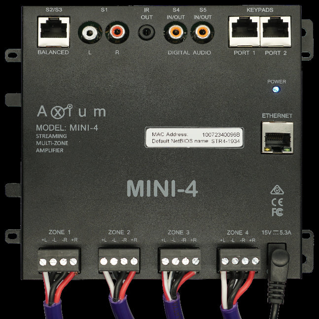 AXIUM MINI 4 Multiroom / Streaming Amplifier, 4 POWERED ZONES