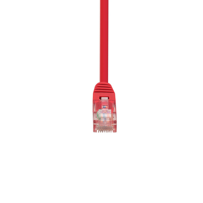 DYNAMIX 5m Cat5e Red UTP Patch Lead (T568A Specification) 100MHz 24AWG Slimline