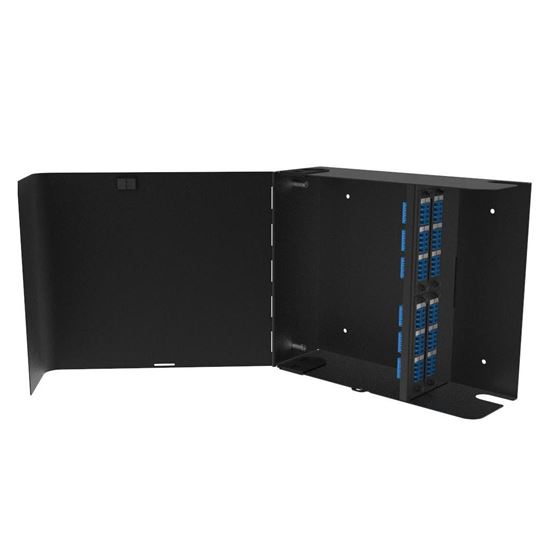 DYNAMIX Unloaded Wall Mount Fibre Enclosure with 4x MPO Slots Supports MPO