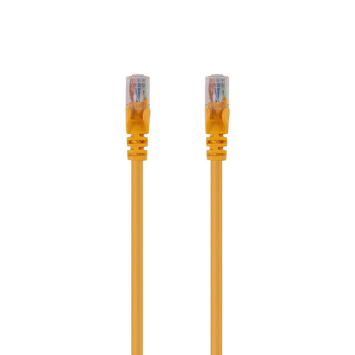 DYNAMIX 0.75m Cat6 Yellow UTP Patch Lead (T568A Specification) 250MHz 24AWG Slim