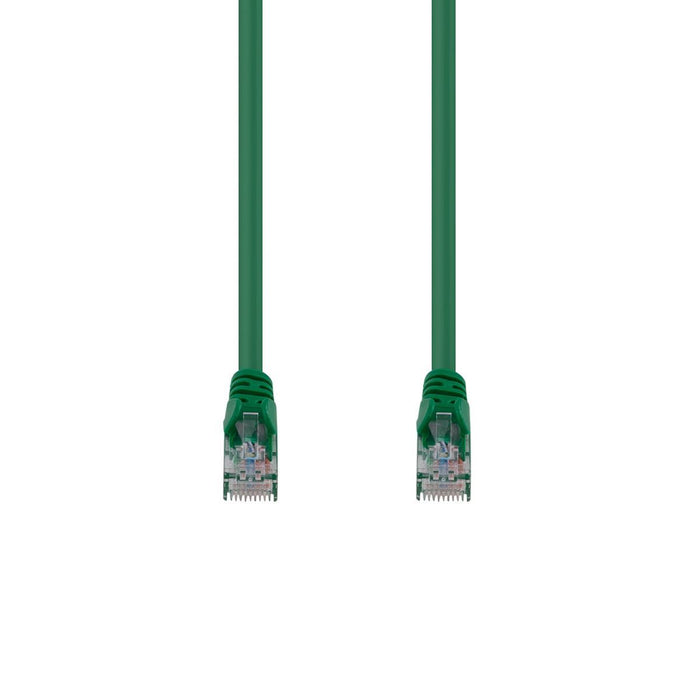 DYNAMIX 7.5m Cat6 Green UTP Patch Lead T568A Specification 250MHz 24AWG Slimline