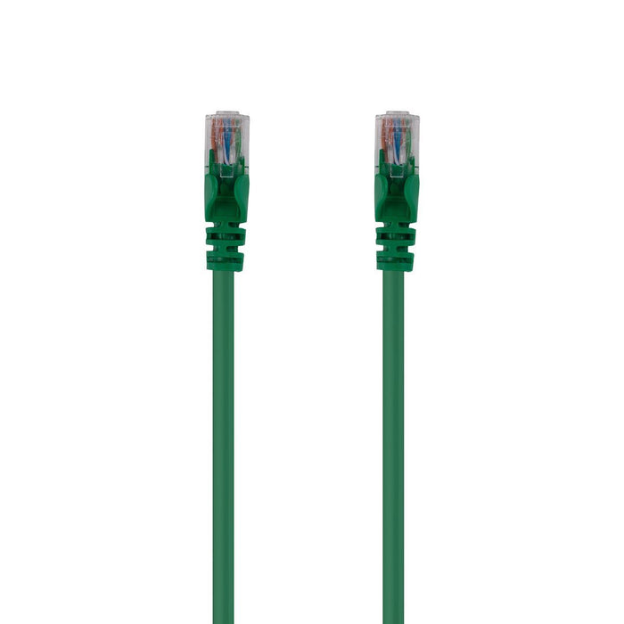 DYNAMIX 0.3m Cat6 Green UTP Patch Lead T568A Specification 250MHz 24AWG Slimline