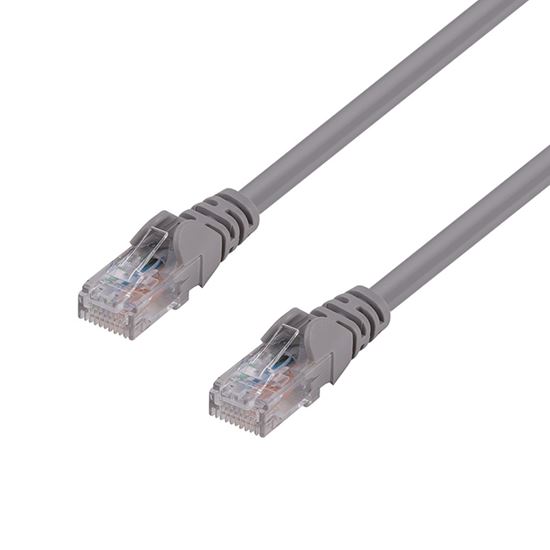 DYNAMIX 0.5m Cat6 Grey UTP Patch Lead (T568A Specification) 250MHz 24AWG