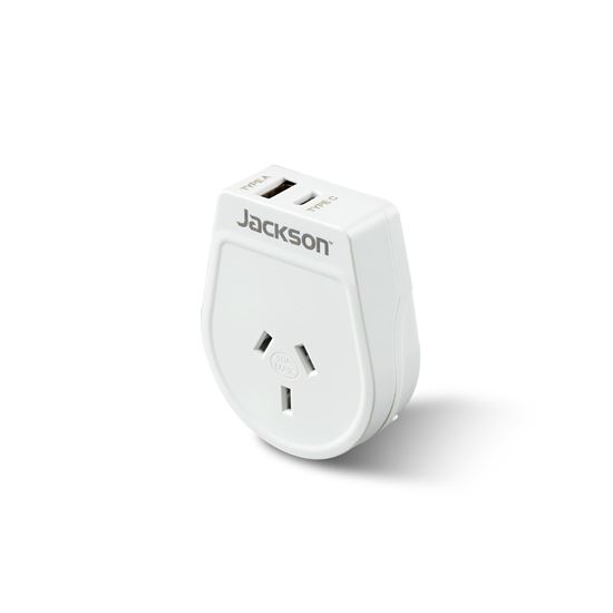 Travel Adaptor USB 1x USB-C  NZ/AUS Plugs for use in USA, Canada & More.
