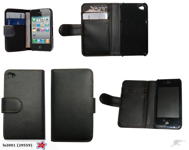 Iphone 4 4S Wallet Leather Case