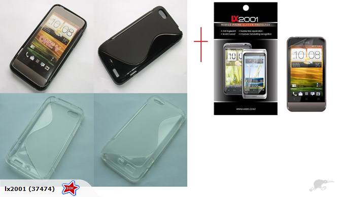 HTC ONE V Case + Screen protector