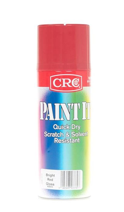 Crc Paint It Quick Dry Aerosol (Bright Red) 400Ml