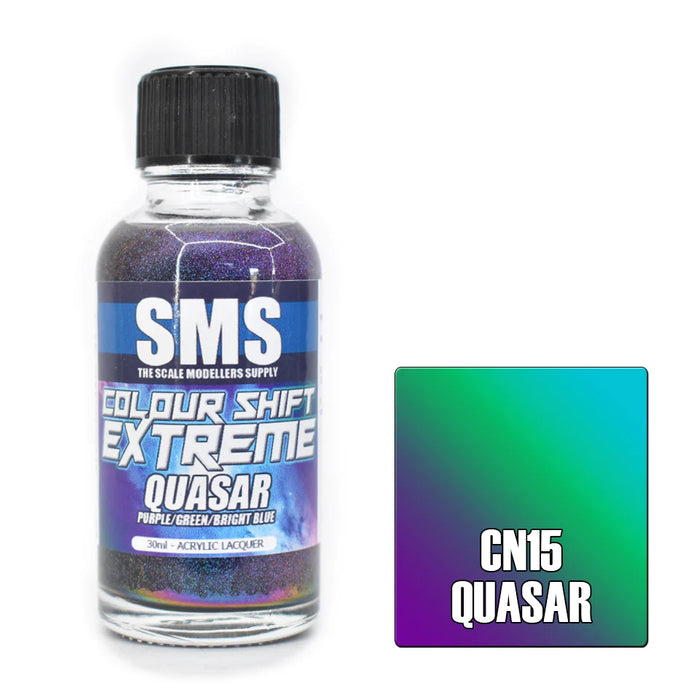 Airbrush Paint 30Ml Colour Shift Extreme Quasar Acrylic Lacquer Scale Modellers