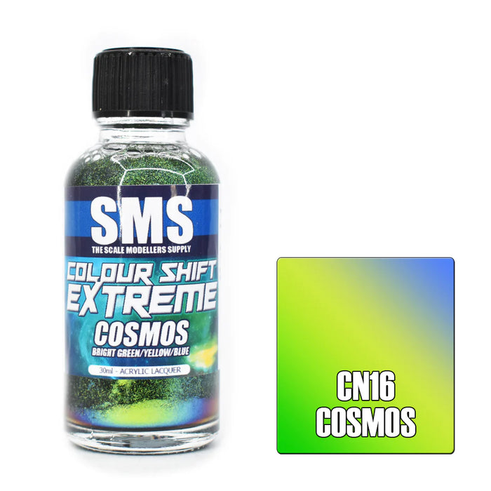 Airbrush Paint 30Ml Colour Shift Extreme Cosmos Acrylic Lacquer Scale Modellers