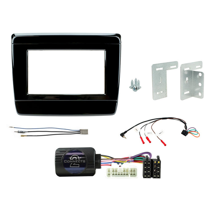 Fitting Kit Isuzu D-Max 2020 - 2022 Double Din (Piano Black) (Basic System) Comp