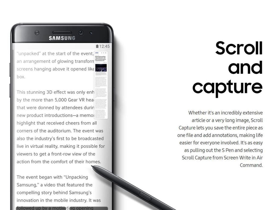 Samsung Note 7 S Pen - Black EJ-PN930BBEGWW Misc 10
