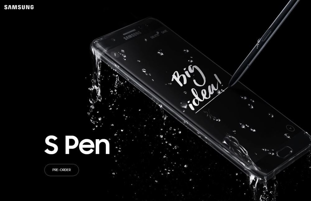Samsung Note 7 S Pen - Black EJ-PN930BBEGWW Misc 1