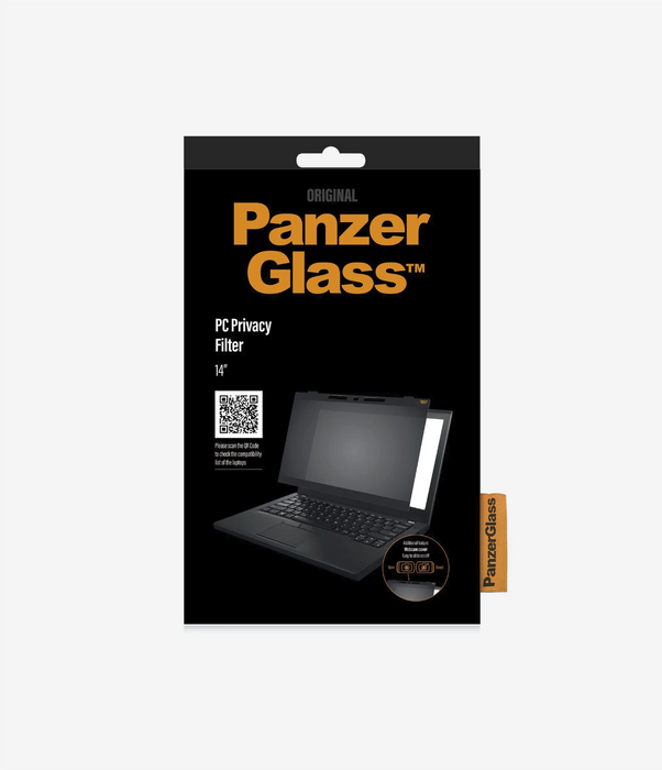 PanzerGlass PC Dual Privacy Filter 14” Laptop Macbook Screen Protector